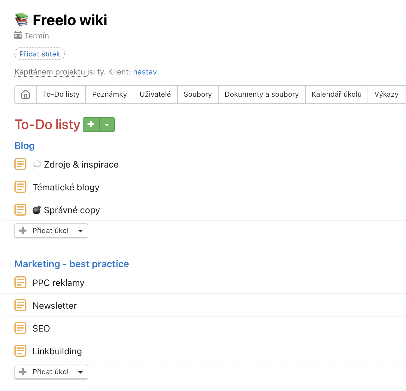 Jak vytvořit wiki ve Freelu.