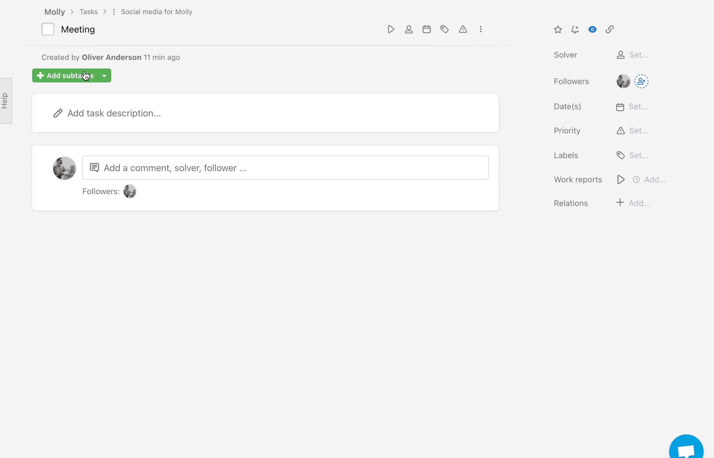 Selecting more solvers to create more subtasks at the same time (the same one for each one of them).
