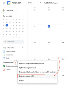 Import úkolů s termínem do Google kalendáře.