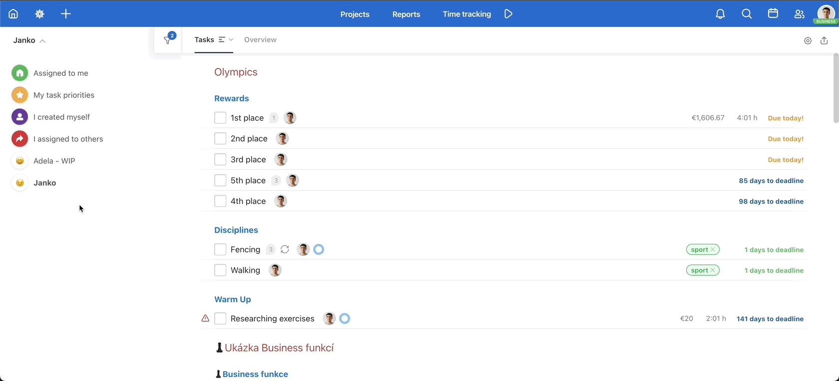 How to sort filters.