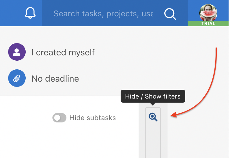 How to show filters on Dashboard.