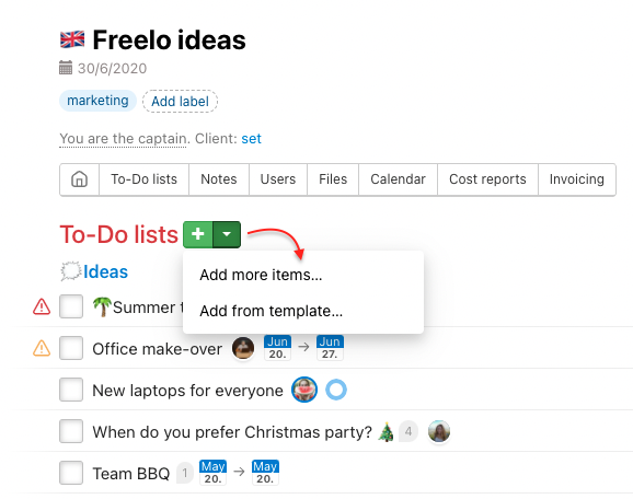 How to add multiple tasks to TO-Do list.