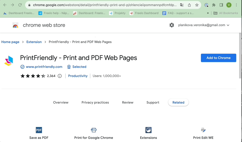 How to add PrintFriendly to Google Chrome.