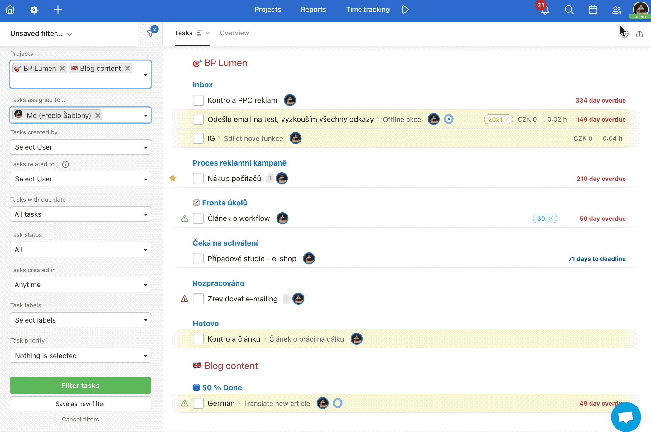 How to hide subtasks on Dashboard.