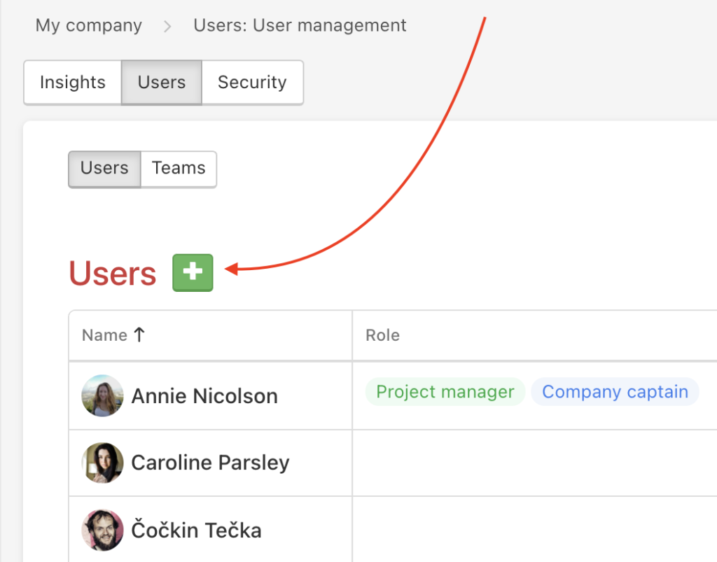 How to add new users to Freelo in Business panel.