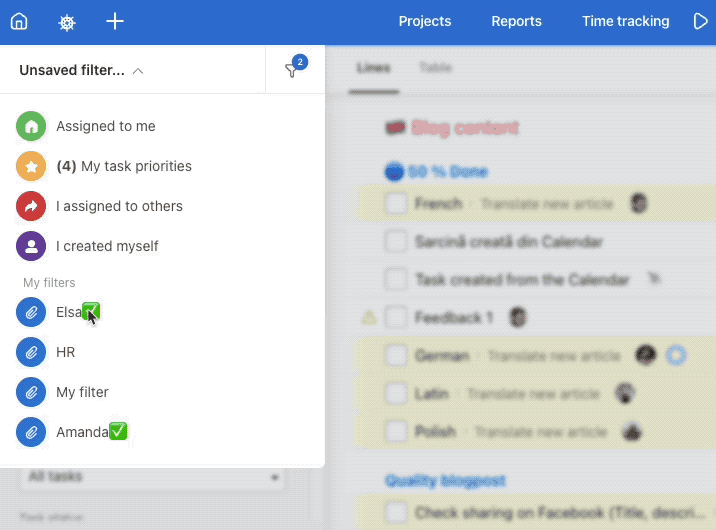 How to order filters on Dashboard.